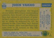 Yarno card