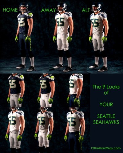 Seahawks Nike 9 looks