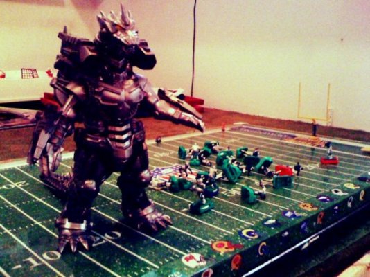 Electric football godzilla