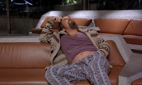 Big lebowski the dude is bored