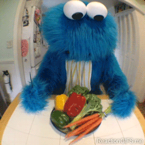 Tried to get me on a diet with them cookie monster
