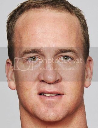 Peyton manning football headshot photo