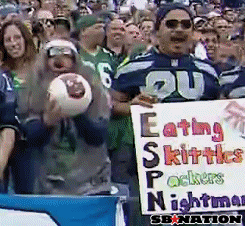 Seattle Seahawks Cast Away Wilson Fan