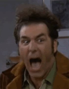 Kramer screaming