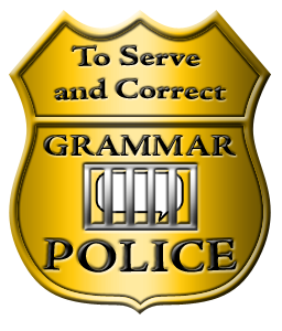 Grammar police badge 2