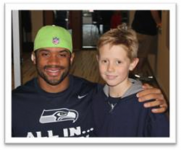 Cade and Russell Wilson