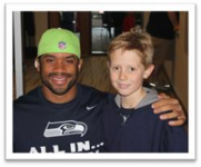 Cade and Russell Wilson Cade and Russell Wilson