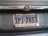 License plate holder