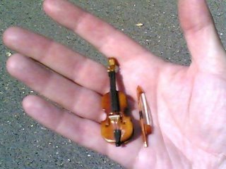 Worlds smallest violin