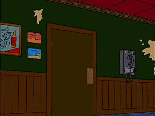 Homer Walks Into Bar and Leaves
