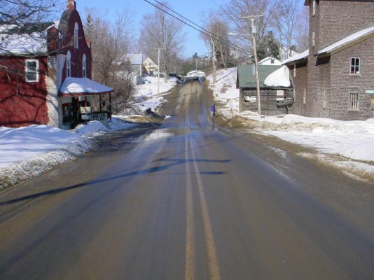 Rural town winter nps