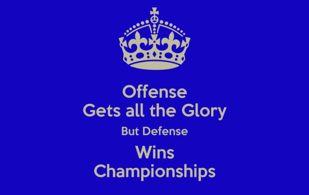  gets all the glory but defense wins championships