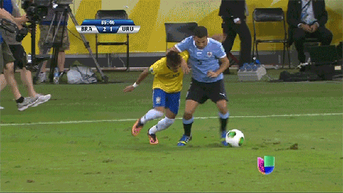 Soccer dive neymar