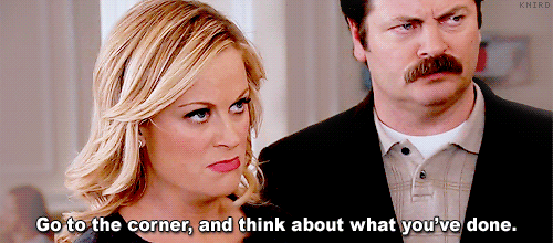  To The Corner And Think About What Youve Done Gif