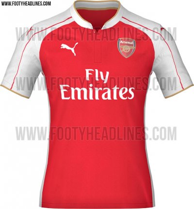Arsenal 15 16 home kit