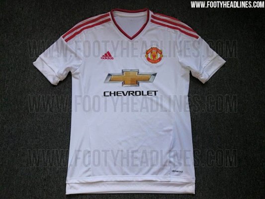 Adidas Manchester United 15 16 Away Kit 3