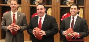 Jim Tomsula Trent Baalke Jed York 300x143