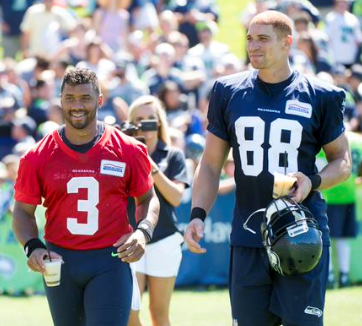 D jimmy graham after practice seahawks via twitter