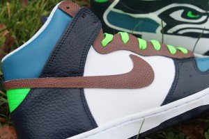 Seattle Seahawks Nike Dunk High by Proof Culture 8