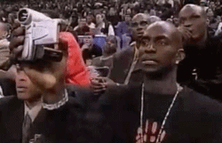 Kevin garnett reaction