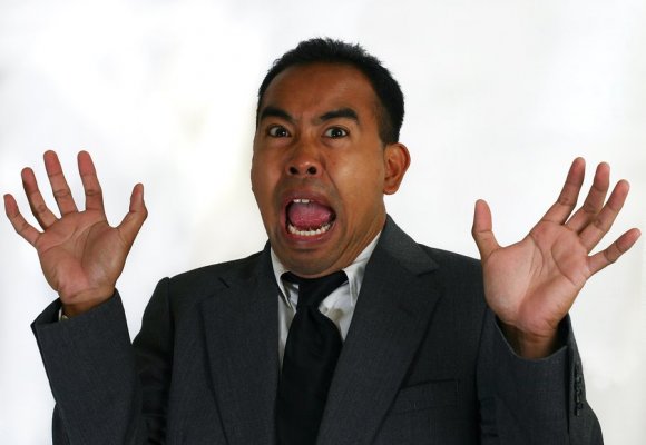 Bigstockphoto Business Man Scared 187187