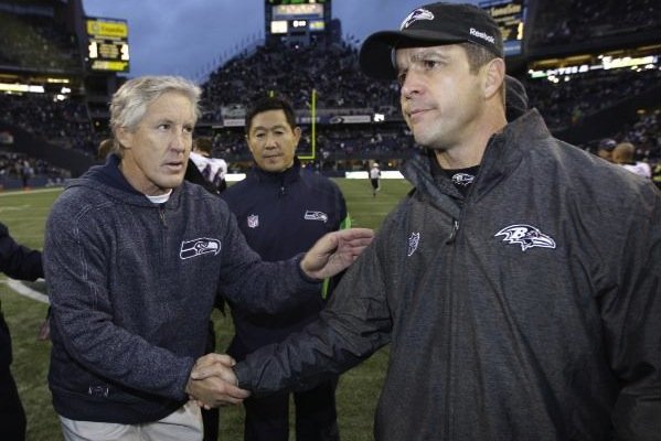 Pete Carroll John Harbaugh