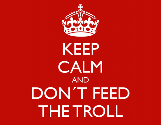 Keep calm and don t feed the troll 48