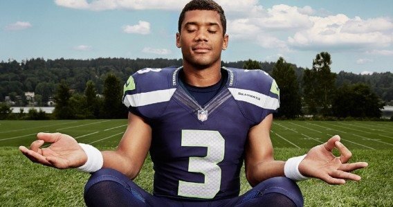 AFI Russell Wilson meditating