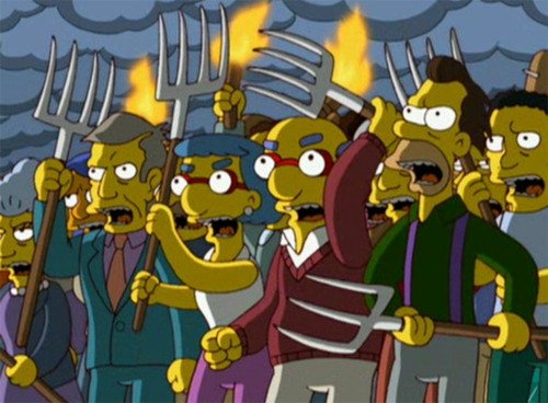 2F20142F052FSimpsons angry mob pitchfork torches