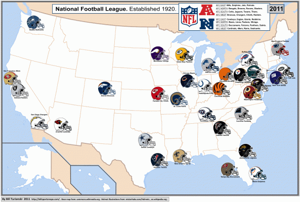 Nfl 2011map b