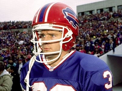 Mark keslo buffalo bills helmet wierd pro cap