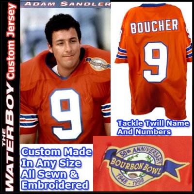 Jersey waterboy foot orange boucher 9