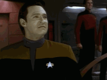 Data Star Trek Fist Pump