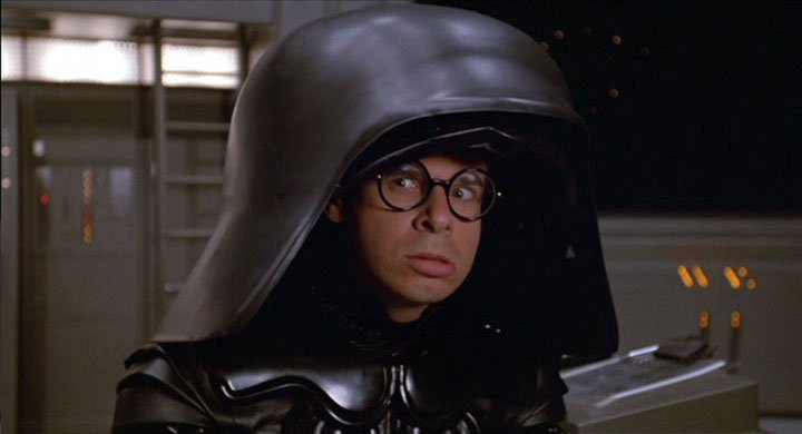 Dark helmet angry