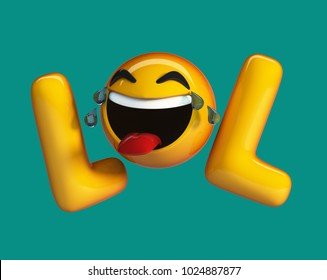 Lol emoji internet slang acronym 260nw 1024887877