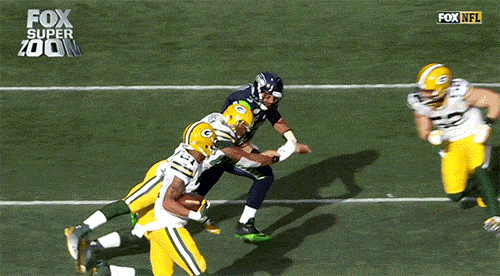  hit on russell wilson nfc championship replay00