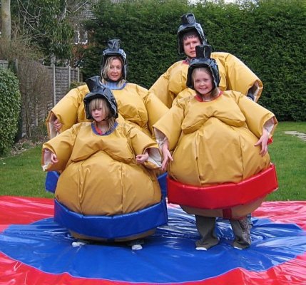 Padded sumo suit