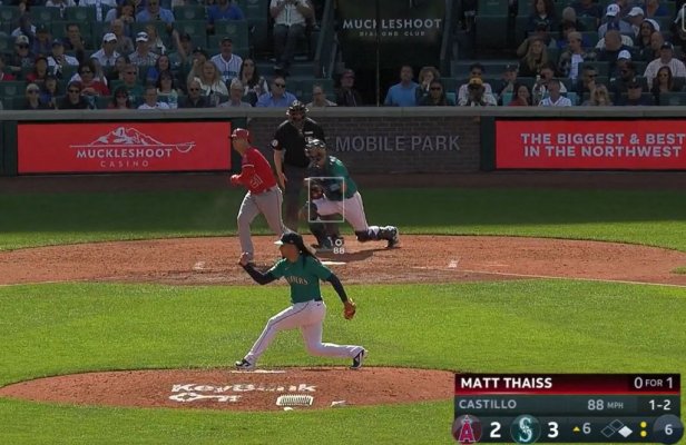 Luis Castillo Shakes his Fist