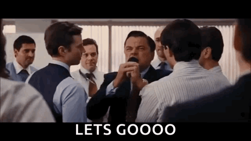 Wolf of wall street lets goo