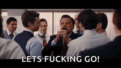 Wolf of wall street lets goo