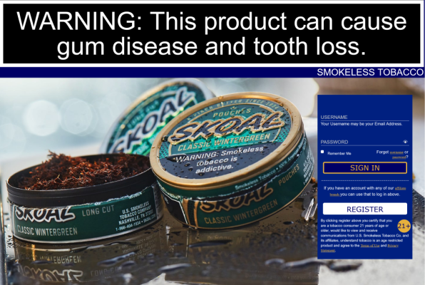 Screenshot 2026 03 11 at 20 00 39 Skoal Smokeless Tobacco Home Page