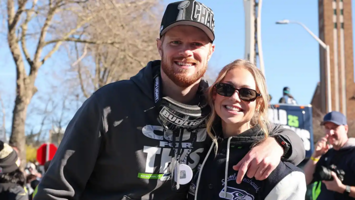 Screenshot 2026 04 05 at 15 29 49 Seahawks QB Sam Darnold  Wife Katie Announce Personal News