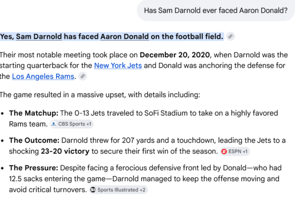 Screenshot 2026 07 14 at 19 19 26 Has Sam Darnold ever faced Aaron Donald Google Search Screenshot 2026 07 14 at 19 19 26 Has Sam Darnold ever faced Aaron Donald Google Search