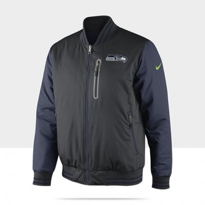 R NFL Seahawks Mens Reversible Jacket 484025 060 B