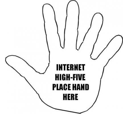 Internet high five