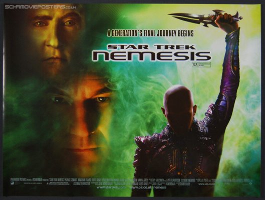 S 0042 Star Trek Nemesis quad movie poster l S 0042 Star Trek Nemesis quad movie poster l